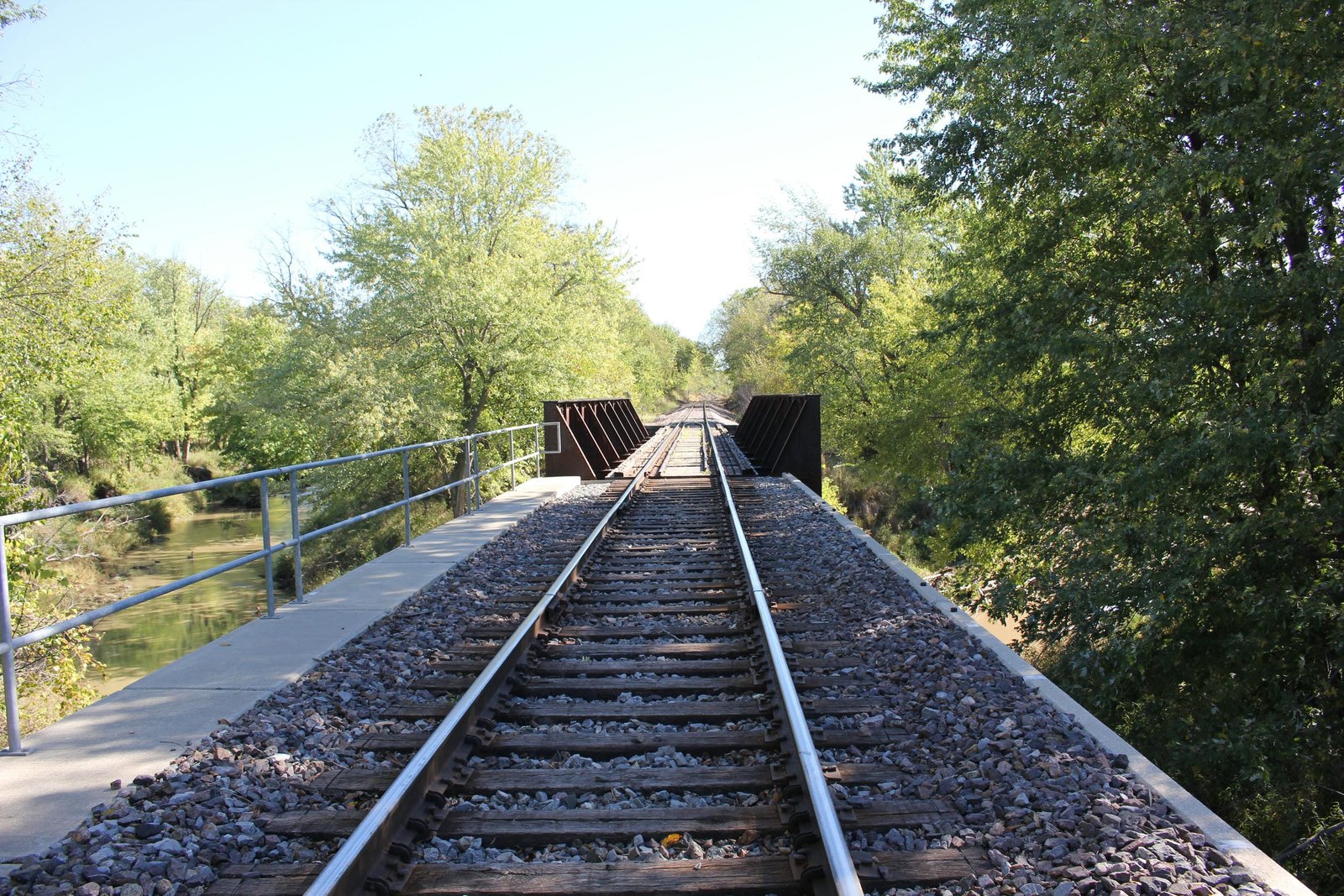 Looking east